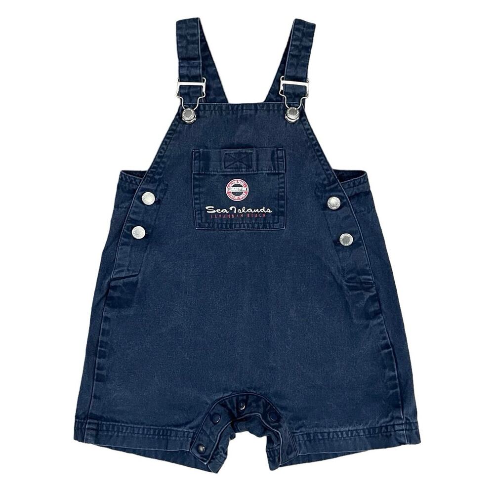 Pudding Navy Blue Overalls One-Piece Size 12M